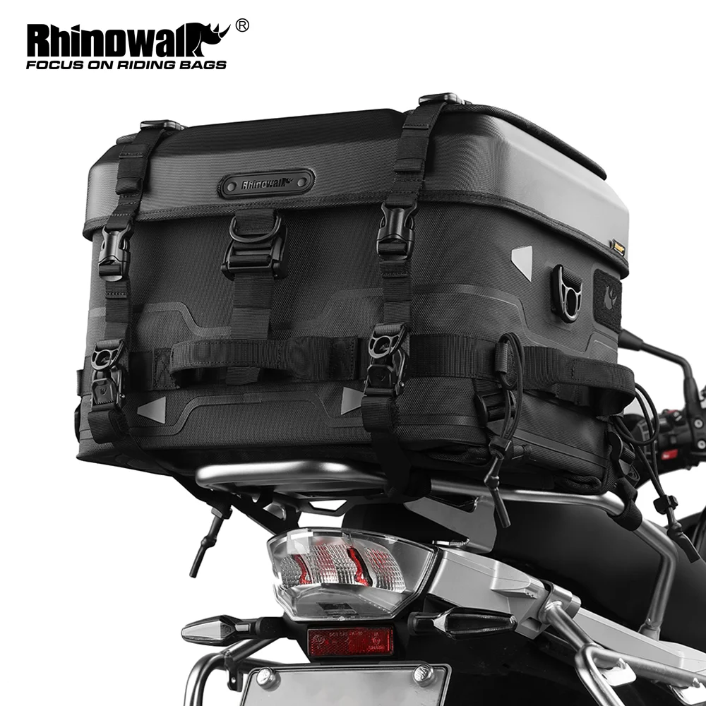 

Rhinowalk Motorcycle Back Seat Tail Bag Motor Waterproof Dry Bag Camera Or Cooler Bag Motorcycle Hard Case Luggage Helmet Bag