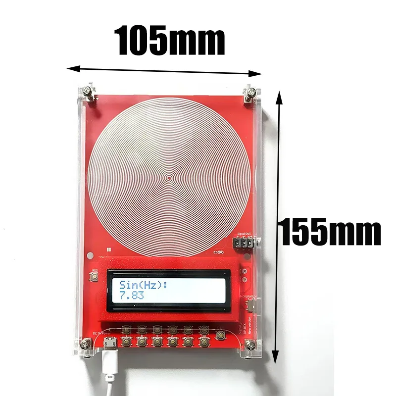 

Генератор чистого синусоидального сигнала 7,83 Гц, с регулируемой частотой 0,01~100000 Гц
