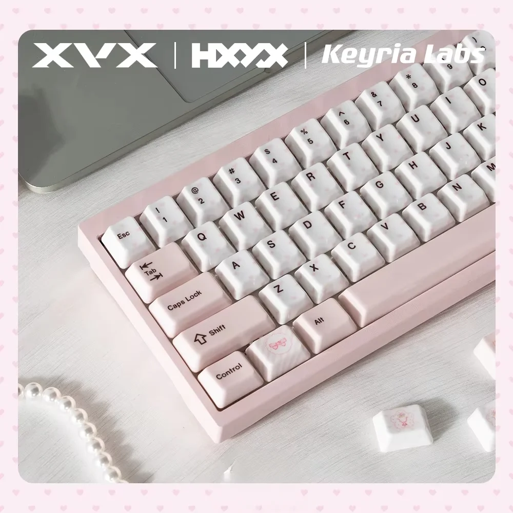 Xvx Keyria Labs Ceramic Keycaps Full Set Cherry Profile Backlit Oil-proof For Cherry Mx Mechanical Keyboard Custom Keycap Gift