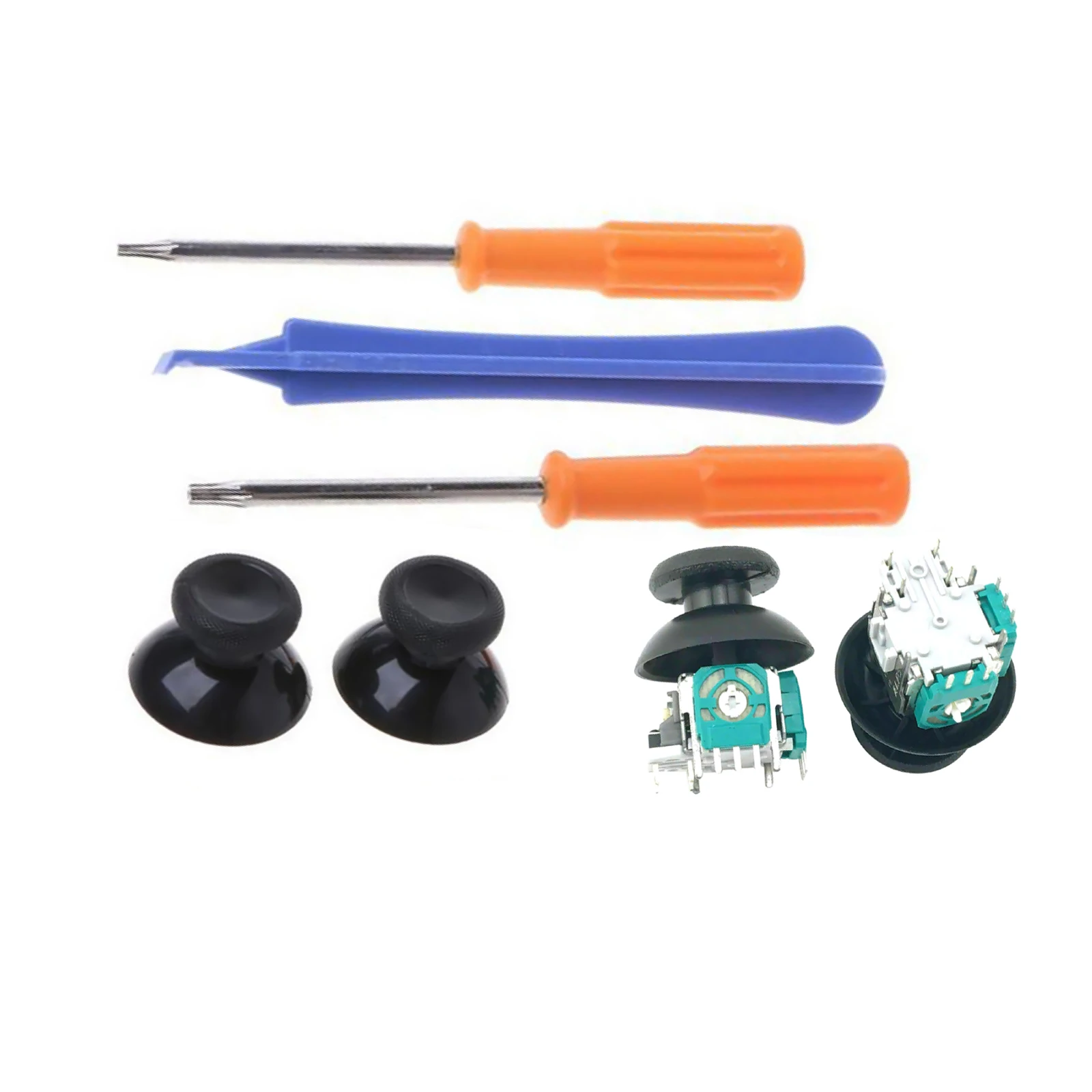 For Xbox One Controller Analog Sensor Shaft Thumb 3D Joystick Replacement Repair Parts Tools Kit Console Accessories