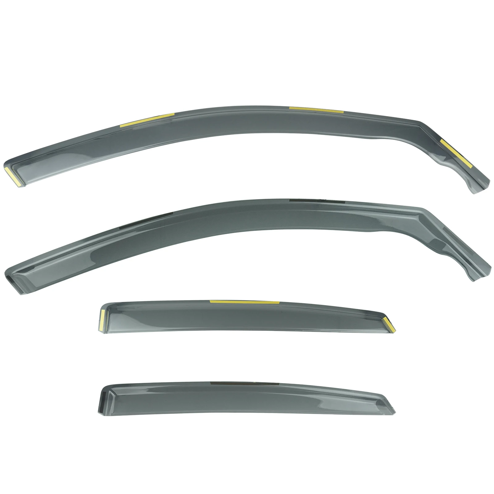 4pcs/set Tint Wind Deflectors For Audi A6 C7 4G2 Saloon 4 Door 2011-2018 Window Edgevisors Wind Rain Sun Guard Deflector
