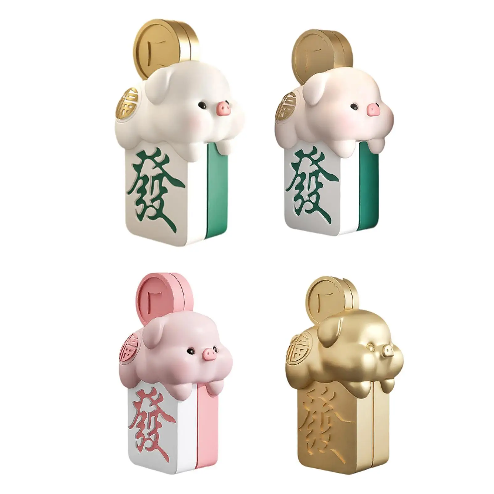 

Mahjong Pig Piggy Bank Change Box Money Box for Bedroom Dining Room Adults