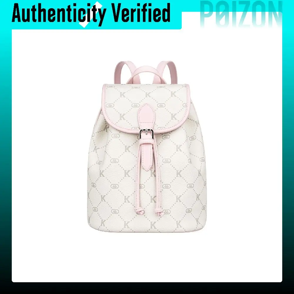 Kappa Matte Leather Backpacks Regular Women's Milk Puff Powder K0E68BS10AE-5306P
