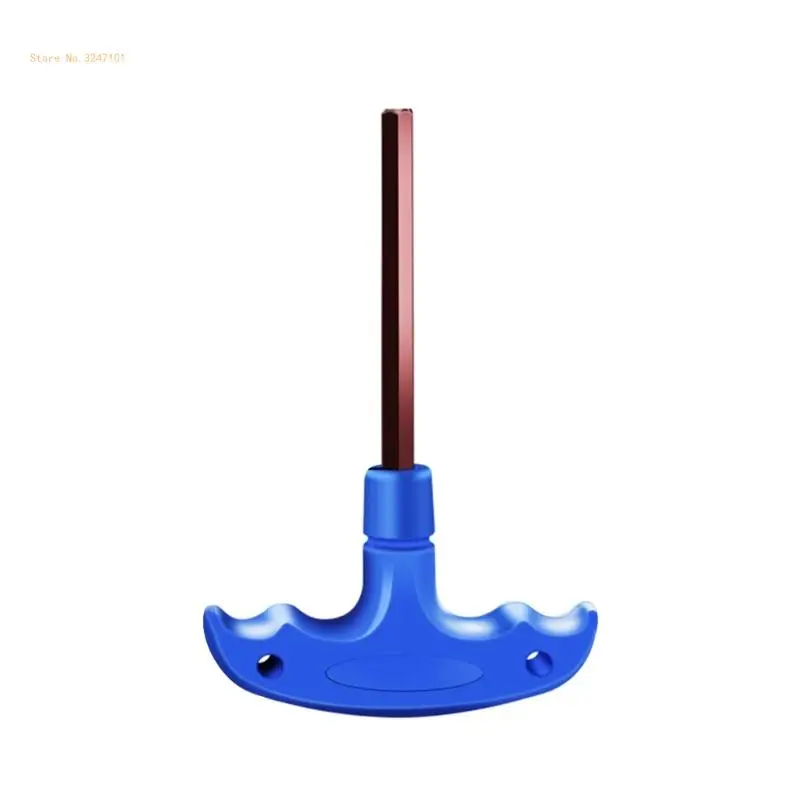 Solid Wrench Tool with Comfortable Grip T-Handle Hexagonals Wrench Tool for Various Application Professional Use Dropship