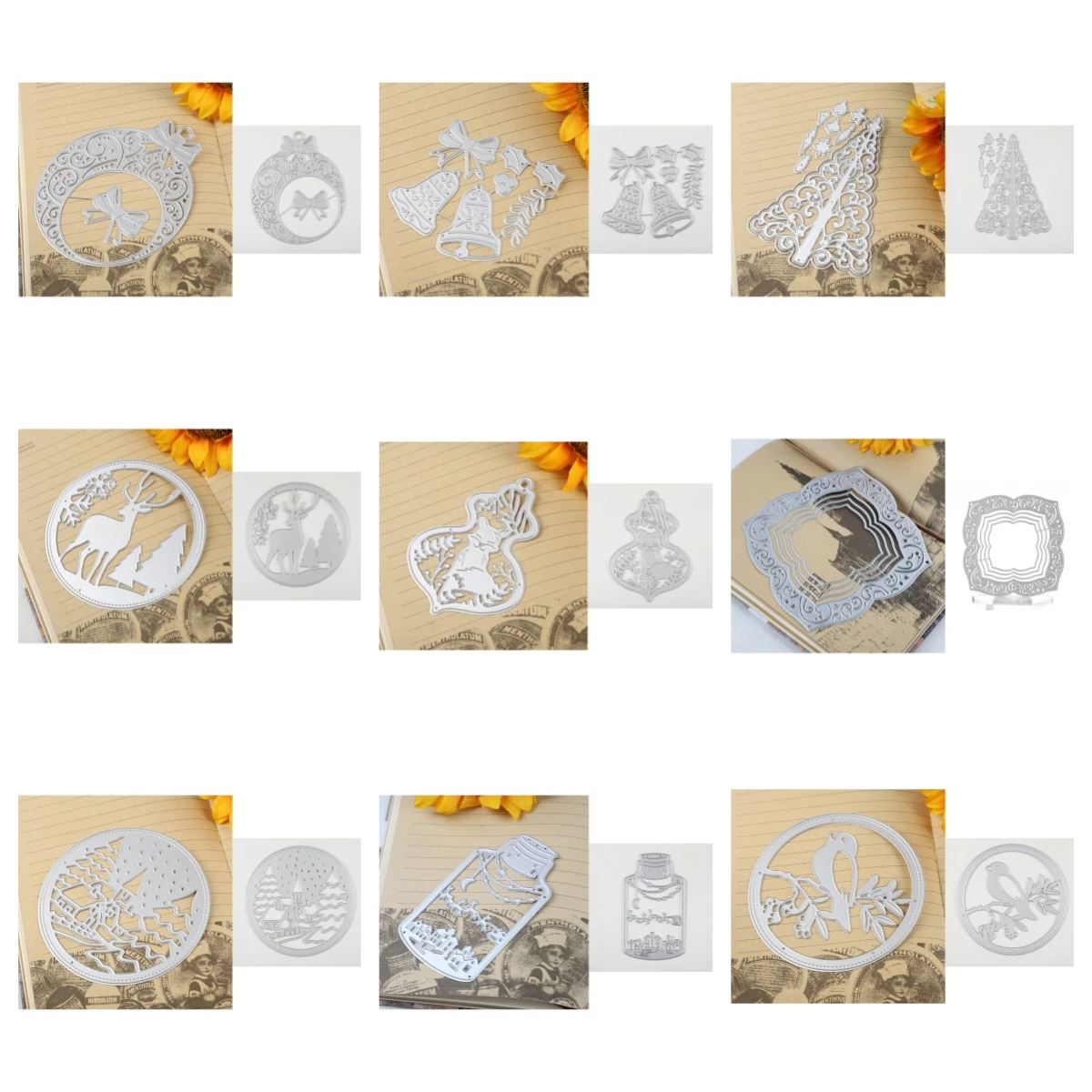Decoration Christmas Metal Cutting Dies for Scrapbooking New Arrival Die Cutters for Scrapbooking Making Craft Cutting Templates