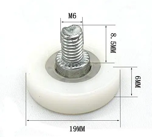 Lagerende Nylon Kleine Katrol Lade Plastic Katrol Ijzeren Plaatkast Katrol Positionering Roller Archiefkast Katrol