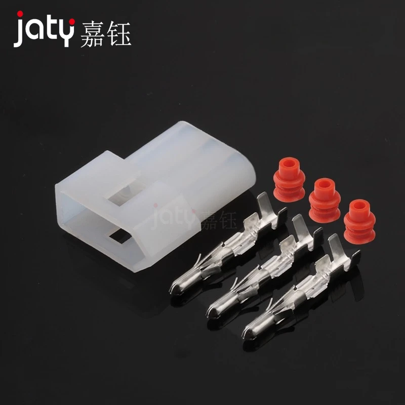 1 مجموعة 3-pin 03-09-1032(2032) موصل السيارات ، موصل ثقب مسطح ذكر/أنثى المكونات DJ3033-2.3-11/21