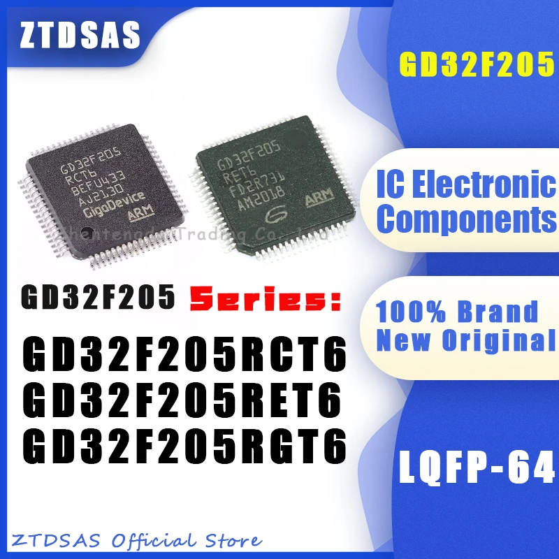 

GD32F205RCT6 GD32F205RET6 GD32F205RGT6 GD32F205RC GD32F205RE GD32F205RG GD32F205 GD32F GD32 GD LQFP-48 IC MCU