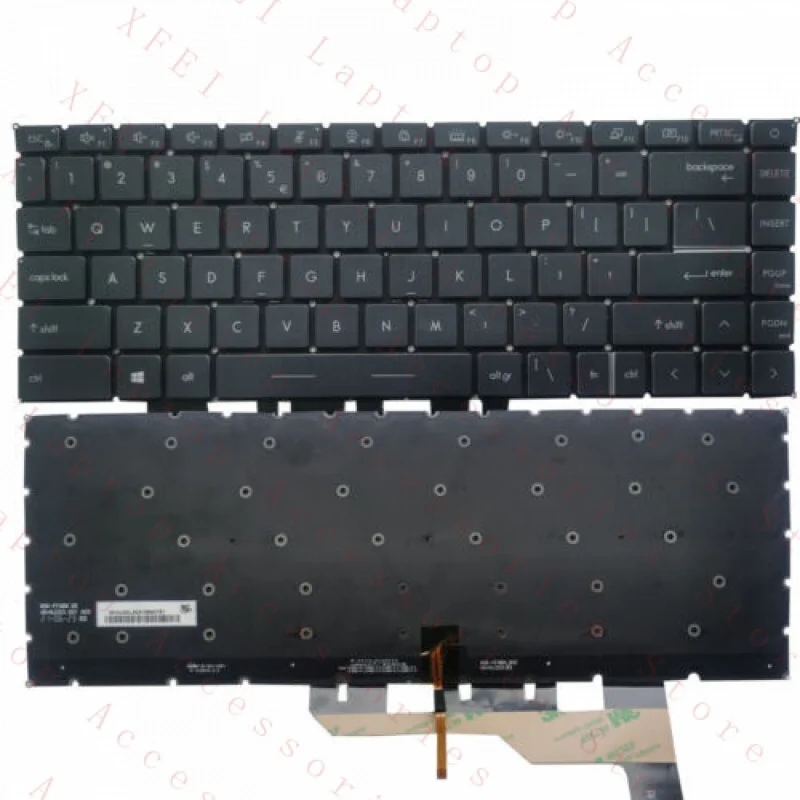 

F Laptop NEW For MSI Delta 15 MS-15CK Delta 15 A5EFK 15.6’ Keyboard US Backlit