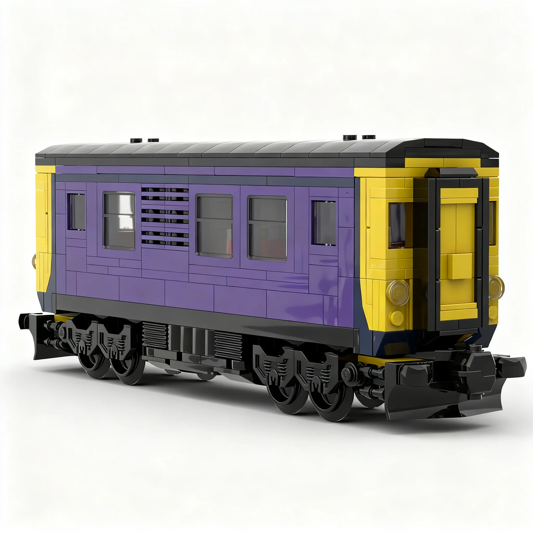 486pcs MOC City Trains Track Inspection Railcar Model Building Blocks Construction Toy Christmas Gift Creative Education Brick