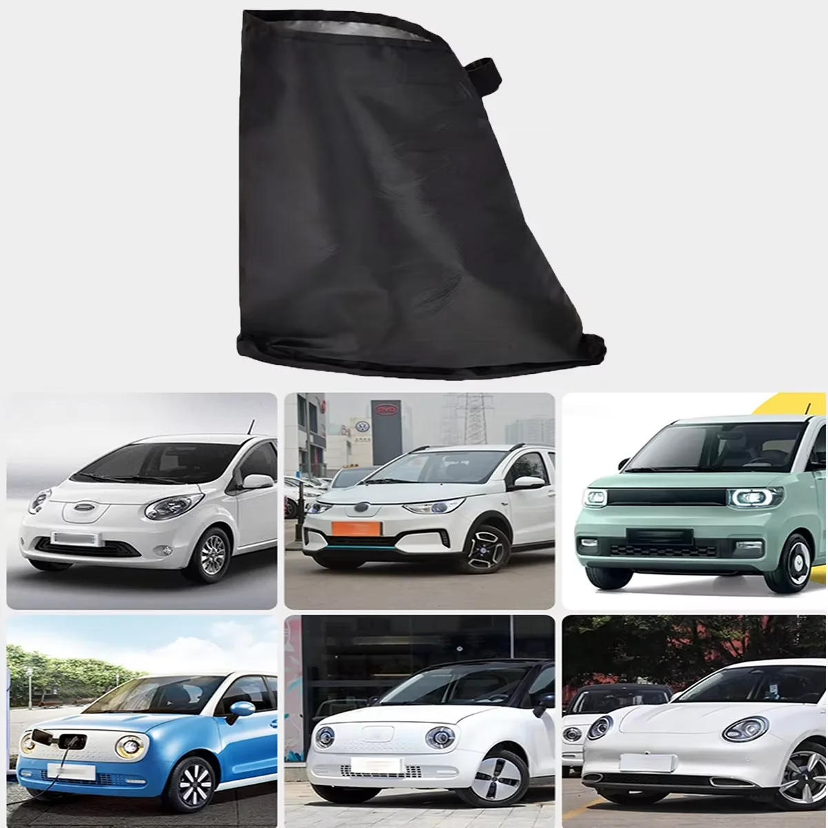 EV Charger Port Rain Cover, Oxford Cloth Charging Gun Protective Sleeve, Dustproof Waterproof Cover for Outdoor Use