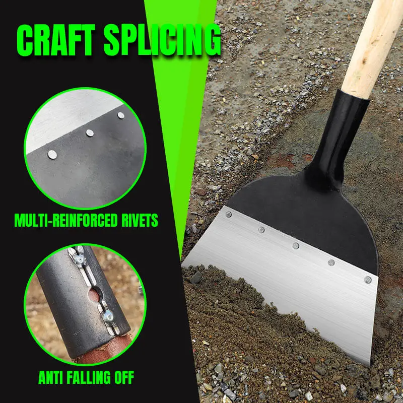 Imagem -04 - Multifuncional para Limpeza de Jardim ao ar Livre pá Plana de Aço pá de Gelo Capinação Plantio Fazenda Ferramenta de Capinação Dropshipping Peça pá