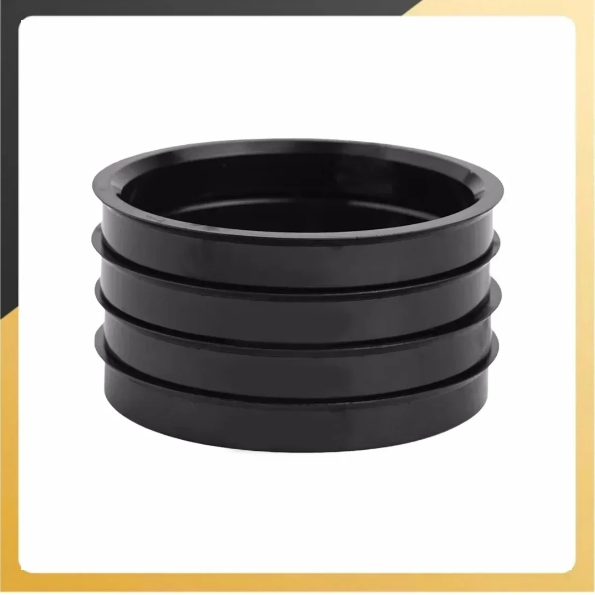 4Pcs Hub Centering Rings 72.6-65.1 For BMW For T5 T28 Wheel Bore Center Spacer ABS Automobiles Tire Accessories