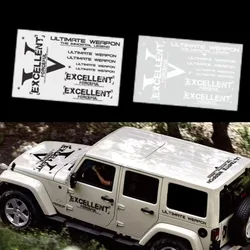 RC Crawler Car Shell Sticker Decal Decorative Parts for 1/10 1/8 MK07 AXIAL SCX10 RC4WD D90 D110 TRX4 Defender Cherokee Tank 300