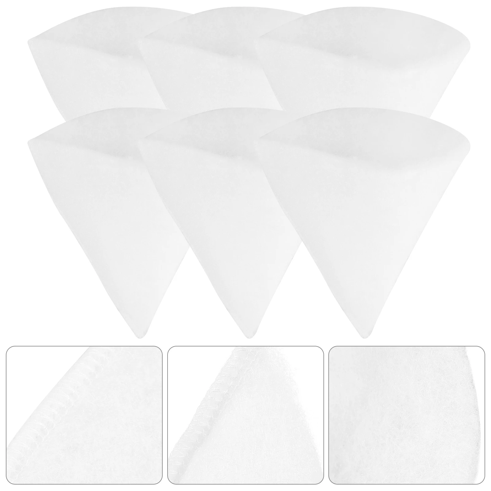 10 قطعة مجموعة صمامات العادم مرشح التهوية المخروطية القماش استبدال لمجفف الوبر الماسك العالمي صالح ورقة مرشح العادم