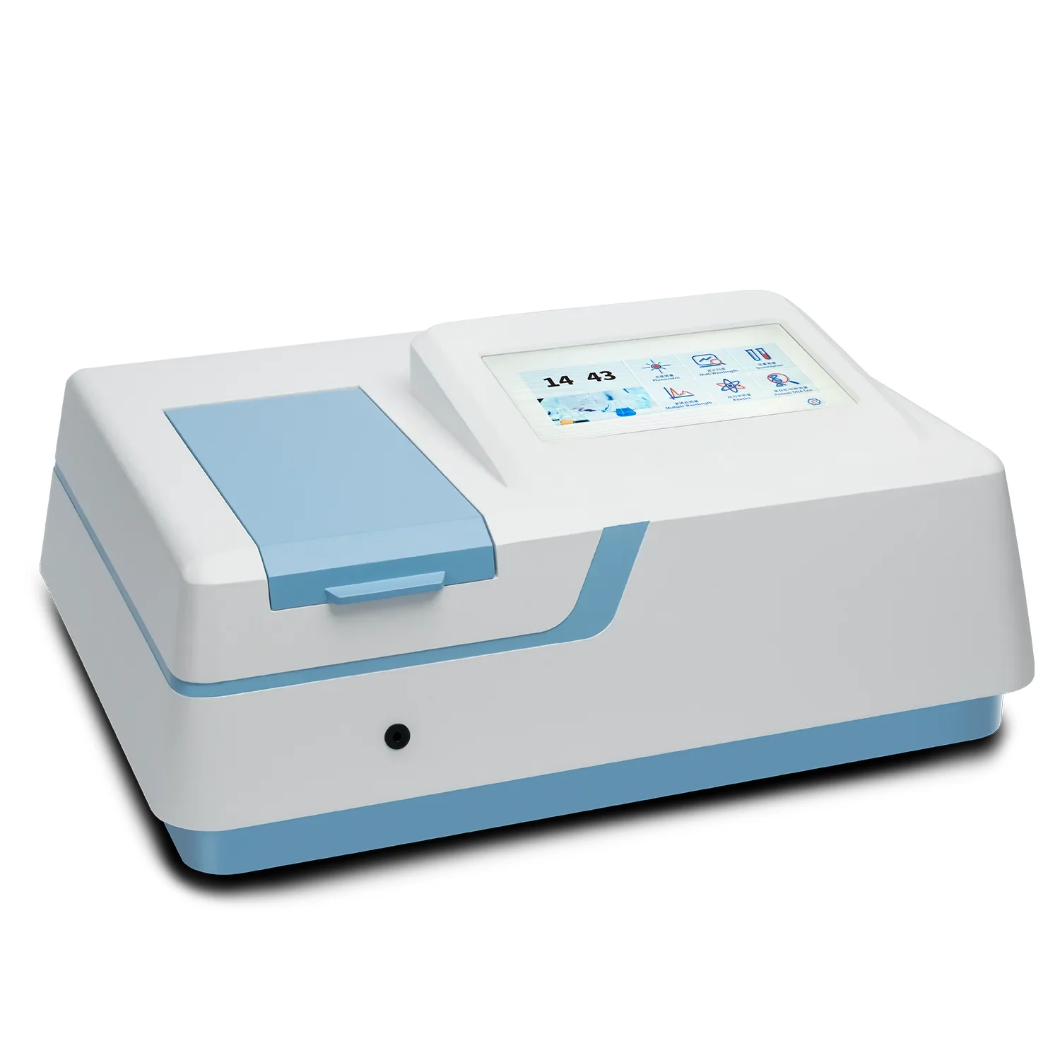 WEIAI Uv Spectrometer Lab Biochemistry Medical Food Water Testing Hamamatsu Xenon Lamp Double Beam Uv Vis Spectrophotometer