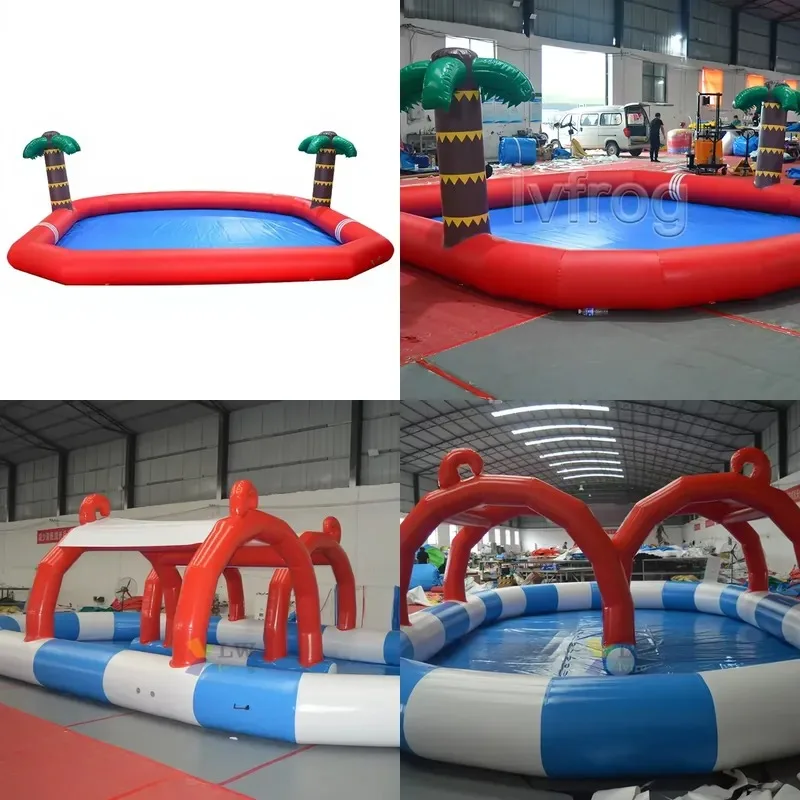 Large PVC Inflatable Swimming Pool for Adults and High Quality Backyard Summer Entertainment