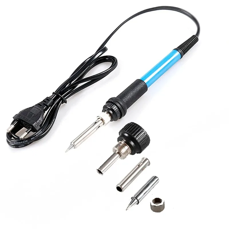 

Паяльник, сварочный инструмент, набор электрических паяльников мощностью 60 Вт с регулируемой температурой и портативным обслуживанием.