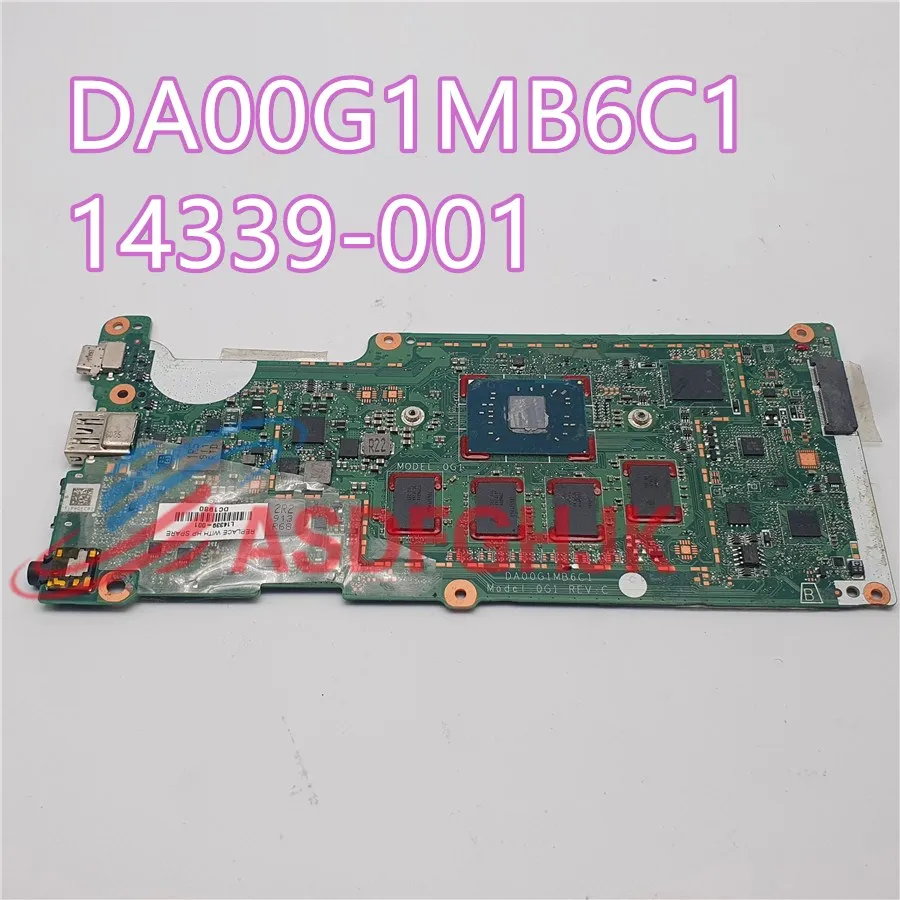 Original For HP Chromebook X360 14 G5 14-CA Laptop Motherboard 14339-001 DA00G1MB6C1 Model:0GL N3350 Tested OK Free Shipping