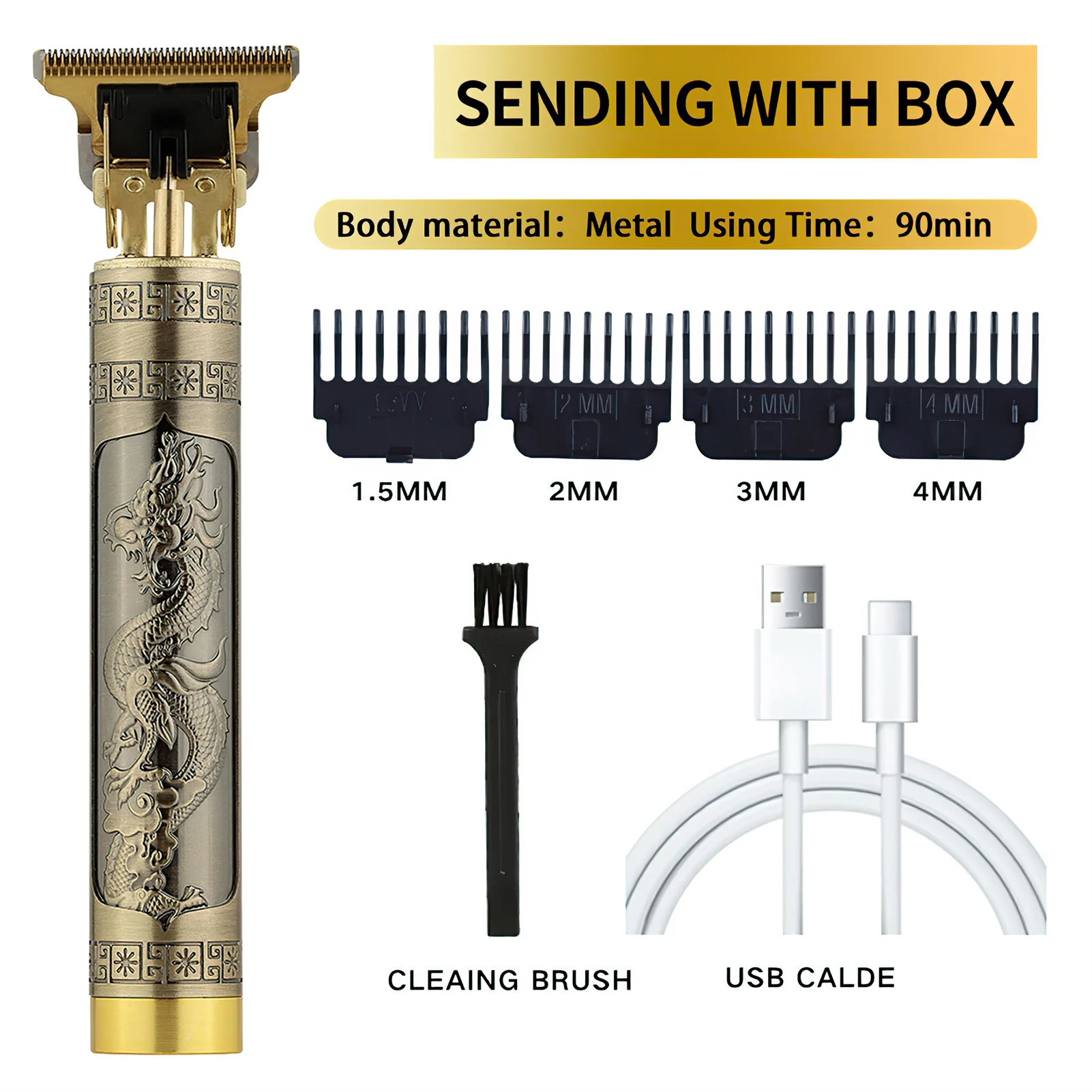 HIENA T9 Cordless Hair clippers Electric Hairber Shaver Home Appliances bead Trimmer Barber Razors Shaving Machine for Men