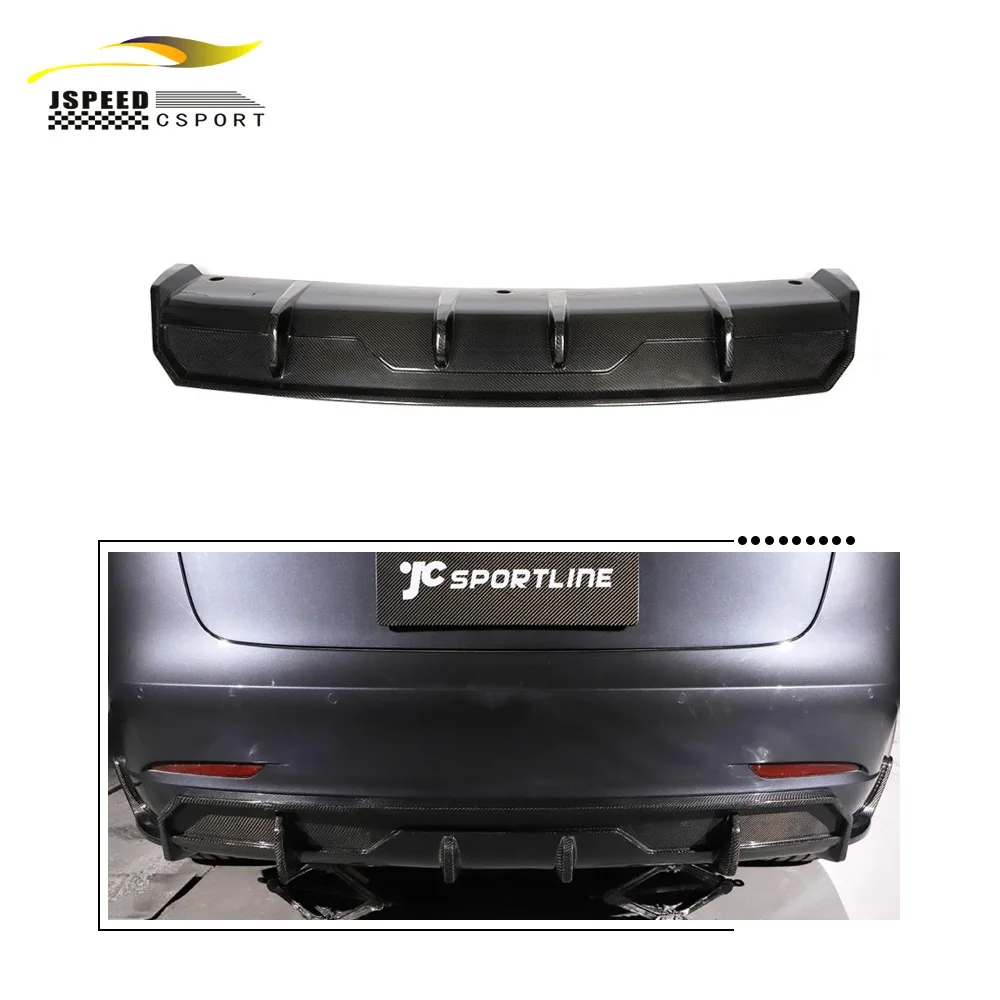 

Suitable for Carbon fiber rear diffuser is Suitable for Tesla MODEL 3 sedan 4 doors from 2016 to 2019