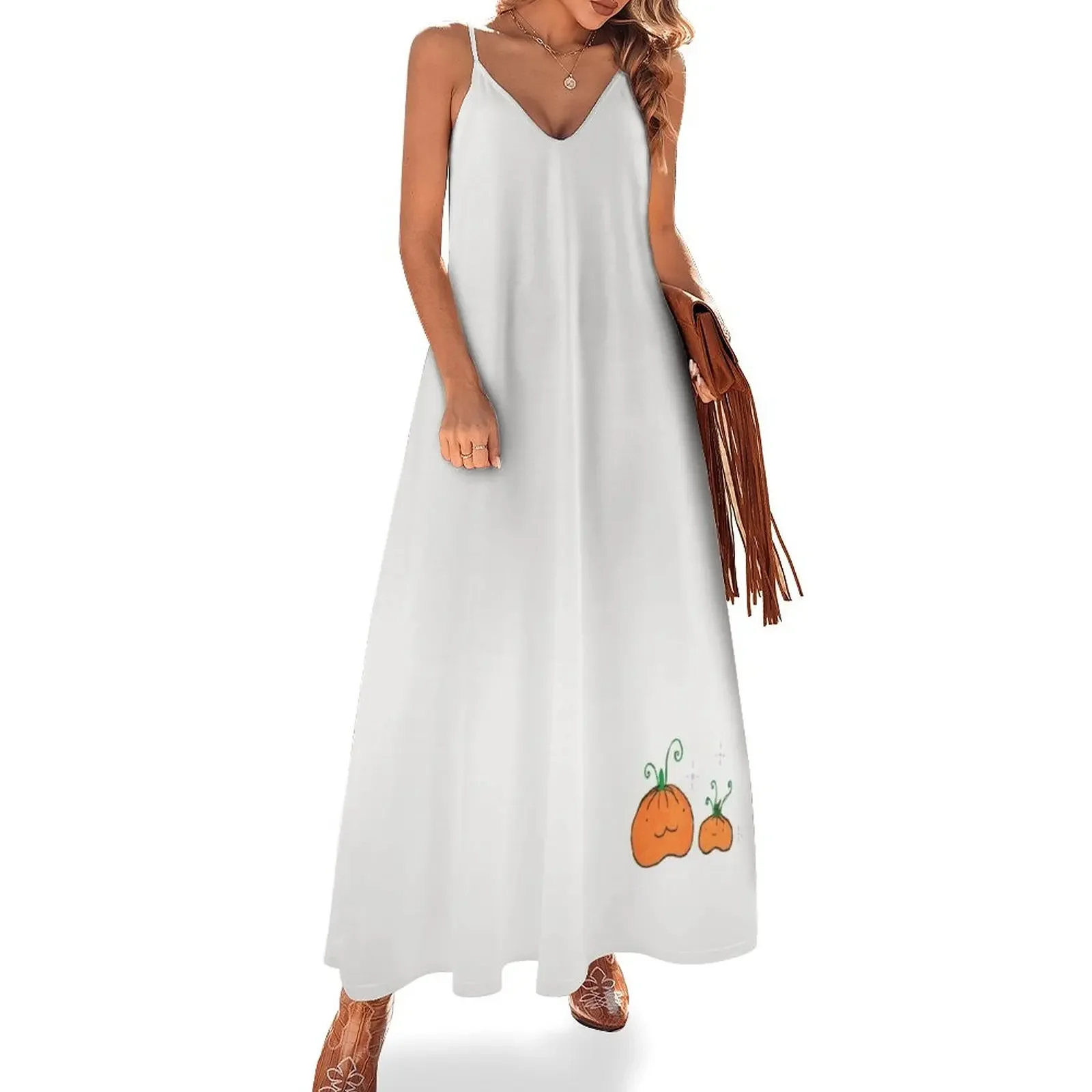 

pumpkin friends Sleeveless Dress Dress for pregnant women prom dress