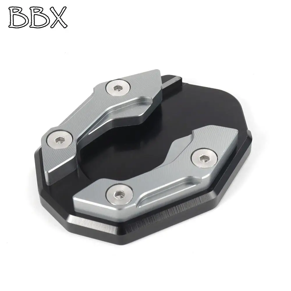 

Anti-skid Motorcycle Side Stand Easy To Install Secure Footing Motorcycle Foot Support Pad Aluminum Alloy Universal