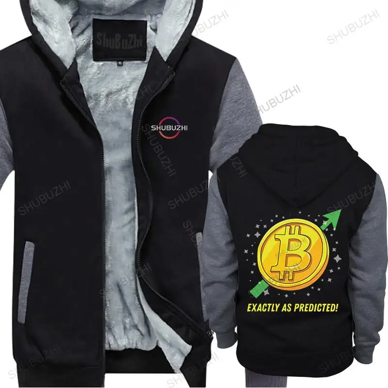 Cool Bitcoin BTC Crypto Currency fall Men Cryptocurrency Blockchain Fans fleece Tops Graphic hoodies Cotton thick hoodies