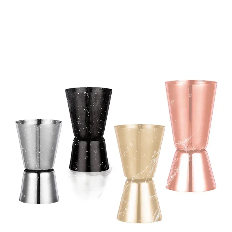 스테인레스 스틸 칵테일 셰이커 측정 컵, 듀얼 샷 음료 스피릿 측정 지거, 주방 도구