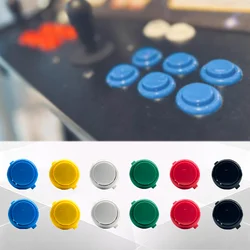 12pcs Button Built-in Small Micro Switch DIY Arcade Copy Sanwa Button Games Buttons Replace Parts Of Games Parts Accessories