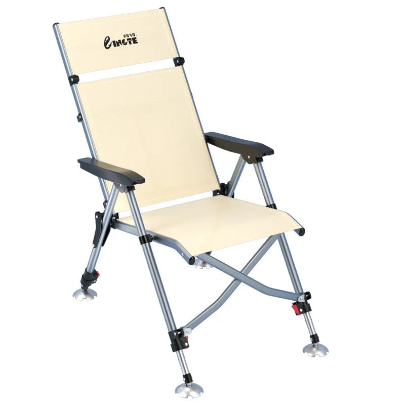 

Portable Lounger Fishing Beach Camping Folding Chair Ergonomic Tourist Chairs Lightweight Stool Chaise Foldable Bench
