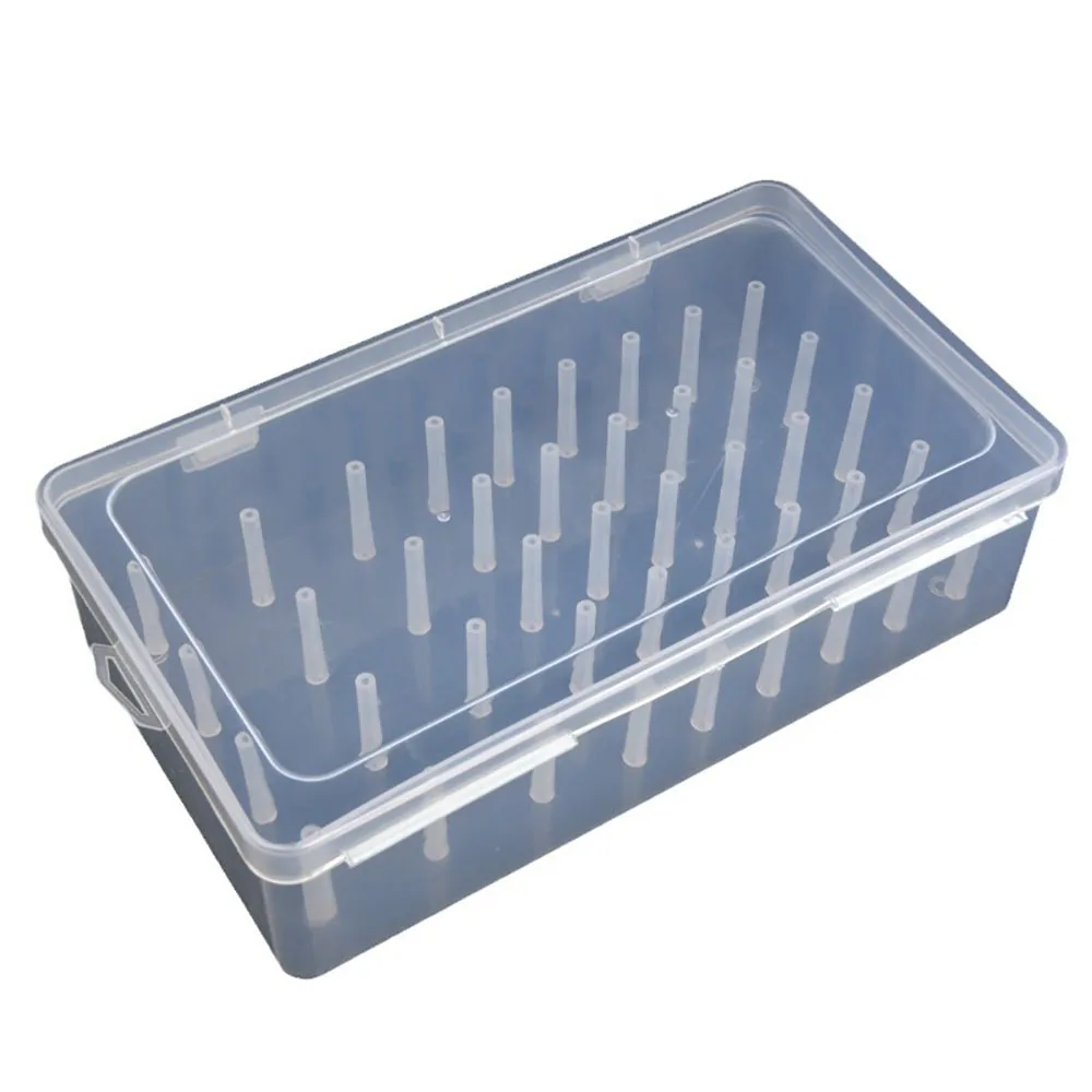 42 Spool Sewing Thread Organizer Box, Transparent Embroidery Sewing Storage Case, Portable Large Capacity Needle Thread Holder - view 6