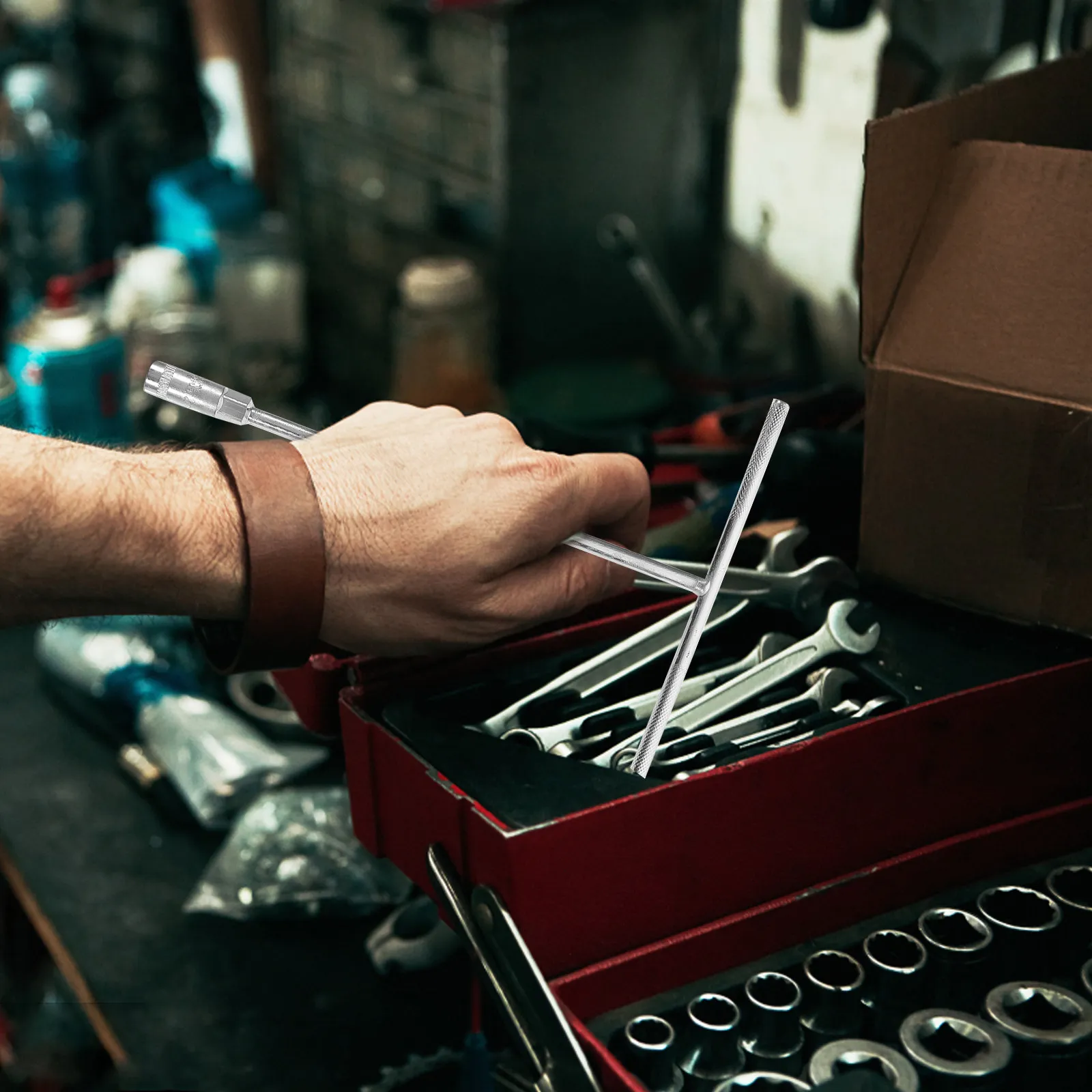 

Набор торцевых ключей с Т-образной рукояткой, 7 шт., хромованадиевая сталь, износостойкие, с эргономичной рукояткой, для ремонта велосипедов