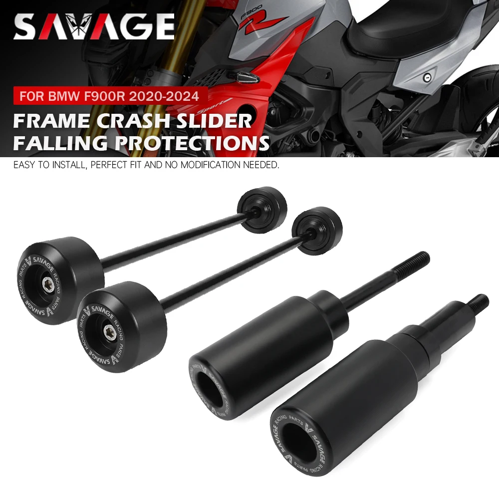 F900R Frame Slider Crash Protector For BMW F900 R XR 2020-2024 F 900 GS Motorcycle Engine Crash Pad Fairing Guard Axle Slider