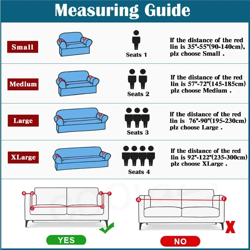 Four Seasons Universal Printed Sofa Cover with High Elasticity for Easy Installation of Sofa Covers for Pets To Prevent Dirt