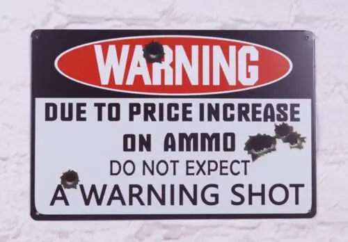 Man Cave Warning Gun Poster wall poster Metal Tin Signs Home Pub bar Decoration sign