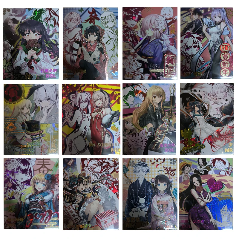 Anime Goddess Story Rare Mr Flash Card Keqing Hyuga Hinata Hancock Dusk Aisaka Taiga Collection Toy Card Christmas Birthday Gift