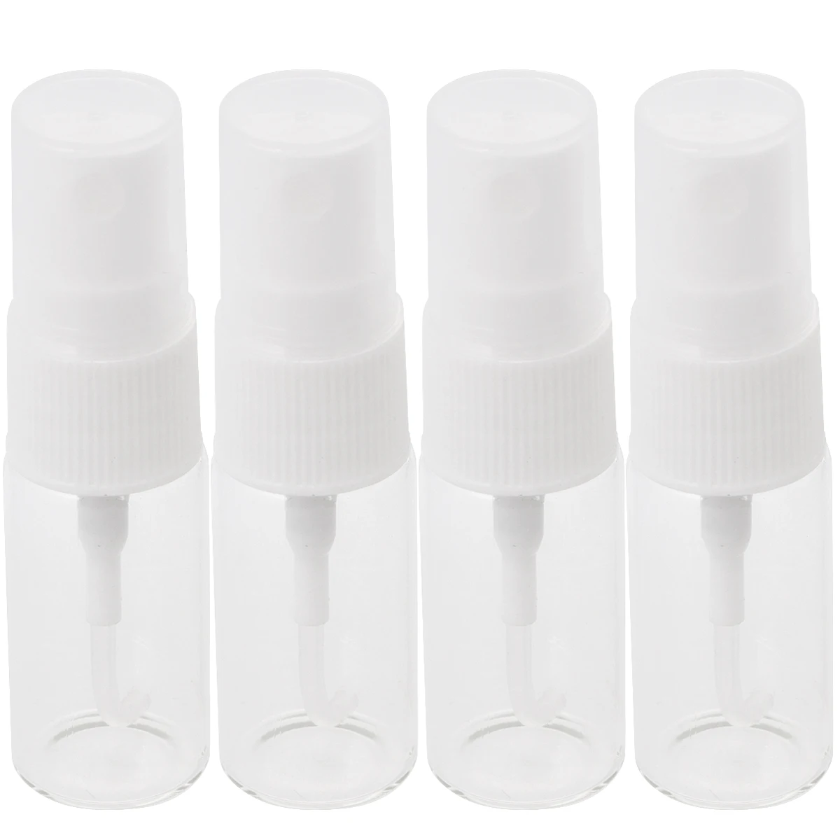

10Pcs Empty Spray Glass Bottles Mini Size Travel Containers Essential Oil Bottles Leak Proof Durable Plastic Material Fine