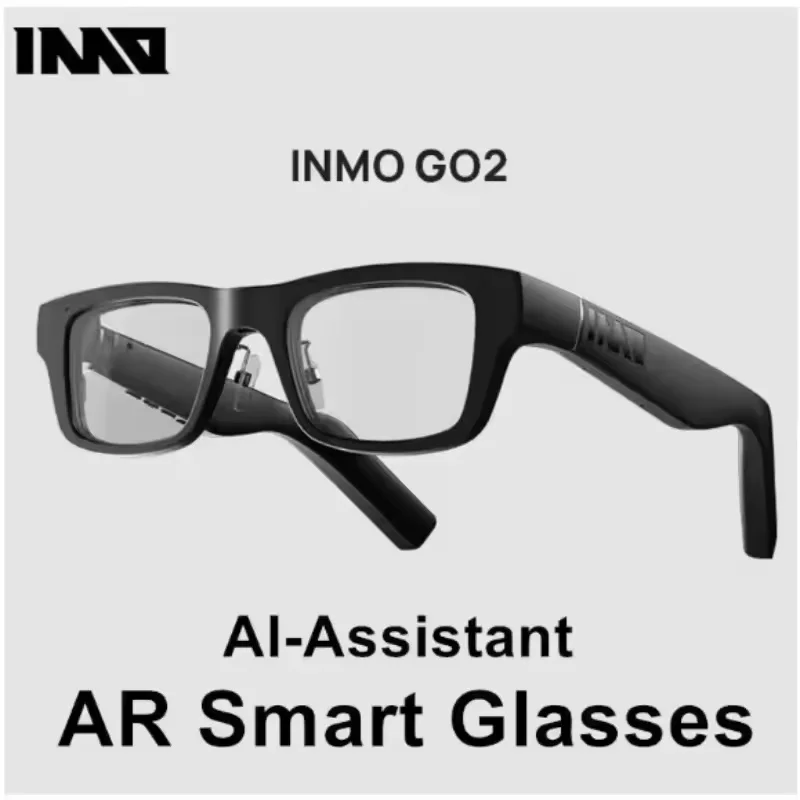 2025 INMO GO 2 Intelligent Simultaneous Translation Offline AR Smart Glasses New Release Custom Overseas Travel Class Machine