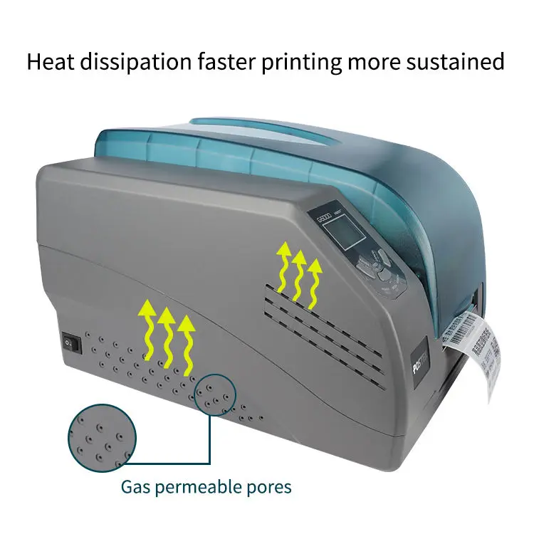 G6000 Label Barcode Thermal Printer 600dpi HD Printer Suitable For Matte Silver Paper Copper Plate Paper Jewelry Sticker