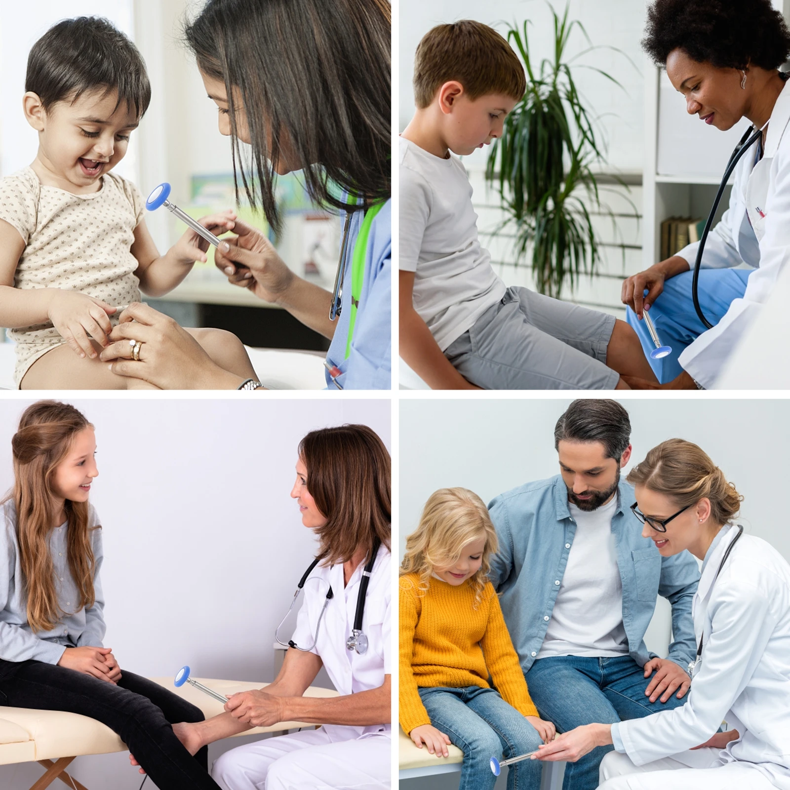 

The Hammer Diagnostic Zinc Alloy Neurological Tendon Testing Medical Hammers Metal