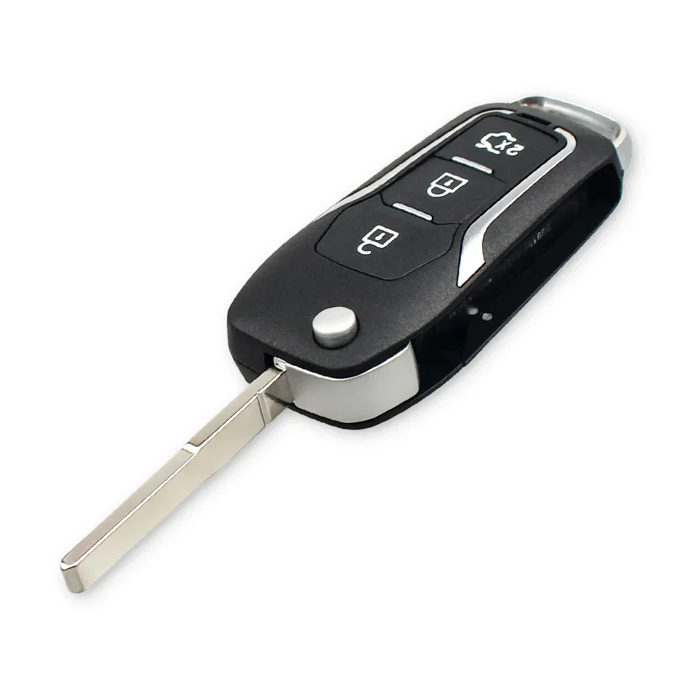 KEYYOU استبدال تعديل الوجه للطي البعيد مفتاح السيارة قذيفة الحال بالنسبة لفورد فوكس مونديو فييستا C S ماكس غالاكسي