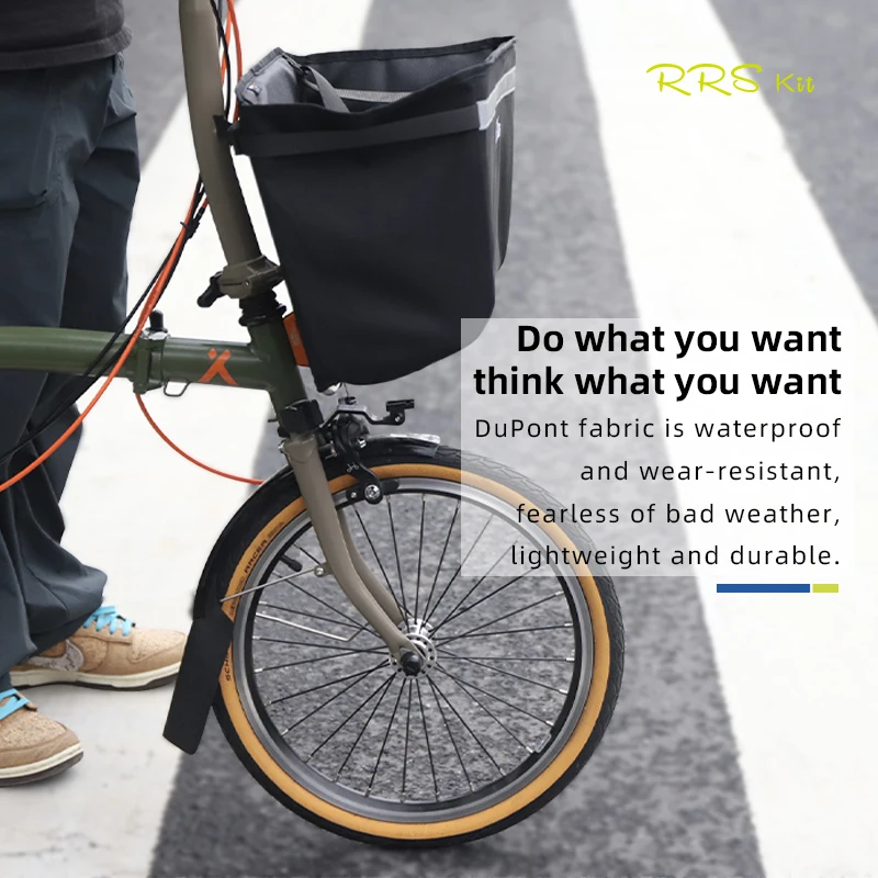 Front Storage Bag With Bracket Original Front Storage Bag Vegetable Basket Bag And Internal Bracket For Brompton Folding Bicycle