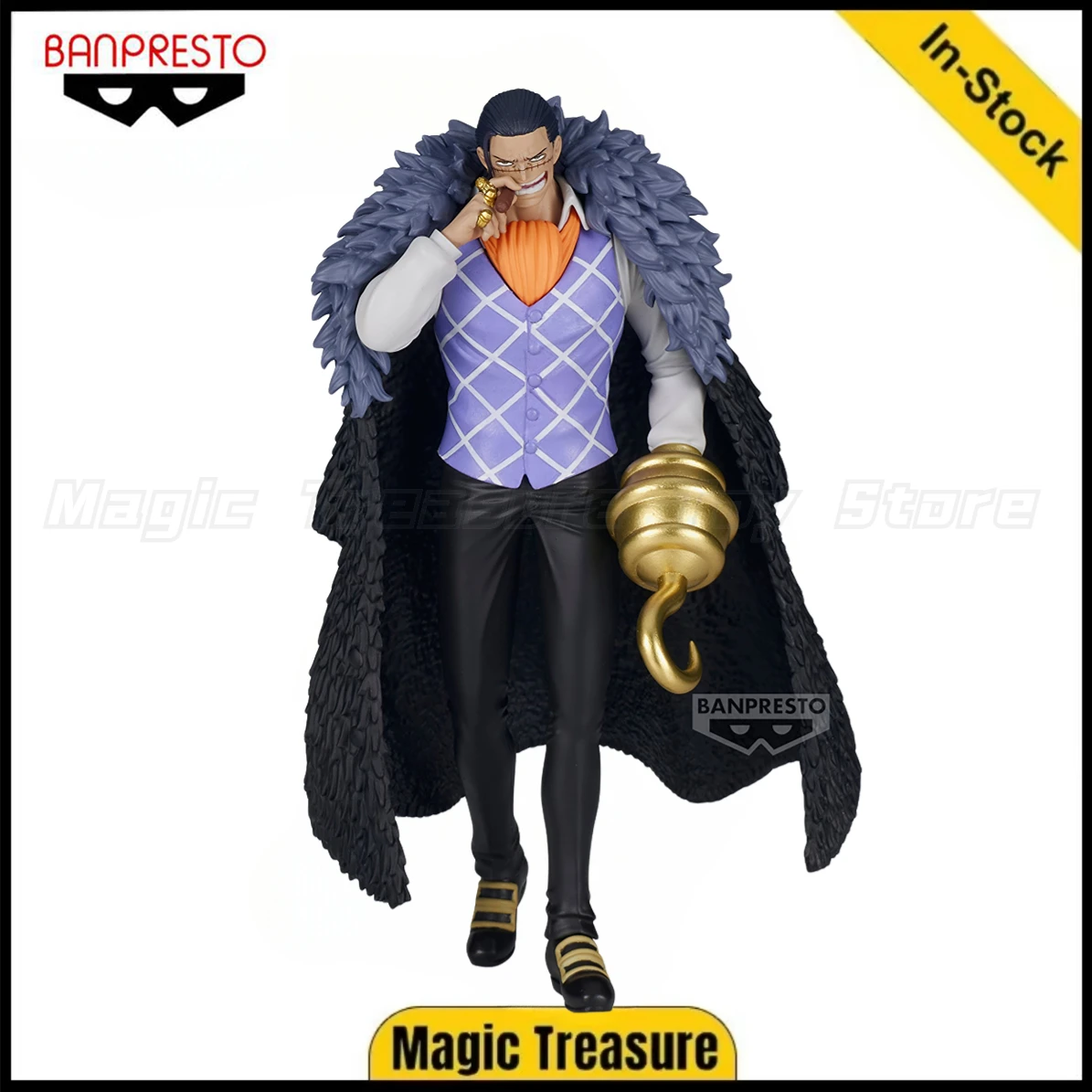 

【In Stock】Original BANPRESTO ONE PIECE MR.0 CROCODILE Figures Toys Ornaments Gifts
