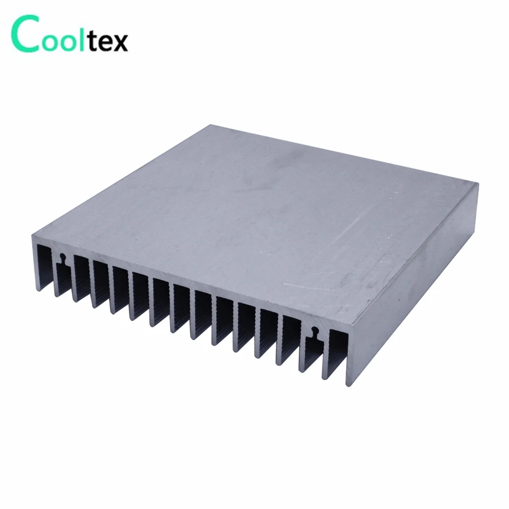 100% new 100x100x18mm radiator Aluminum heatsink Extruded  heat sink for 20-50W LED, Electronic heat dissipation cooler cooling