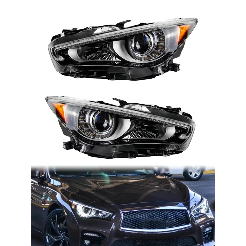 

OEM Q50 Led Cars Front Headlamp Assembly For Infiniti 2014-2023 DRL Projector Lighting Systems Headlight Assembly With AFS PnP