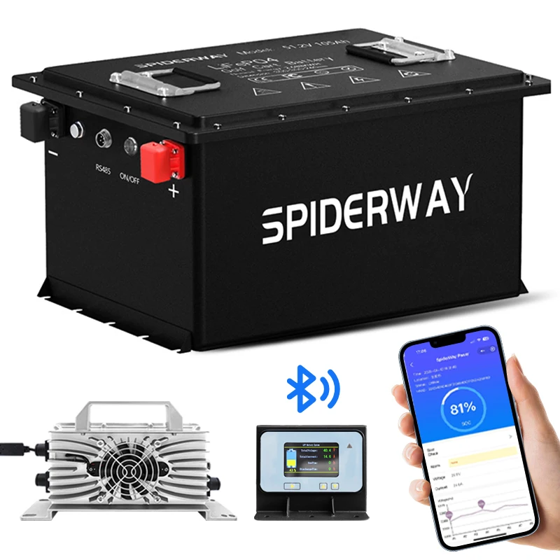 US 48V105Ah Golf Cart LiFePO4 LithiumBattery for Club Car Precedent Tempo Onward With Charger