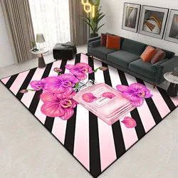 15 Sizes Perfume Bottle Pattern Rug Carpets for Bedroom Living Room Bathroom Mat Creative Door Mat Cloakroom Home Decor Outdoor