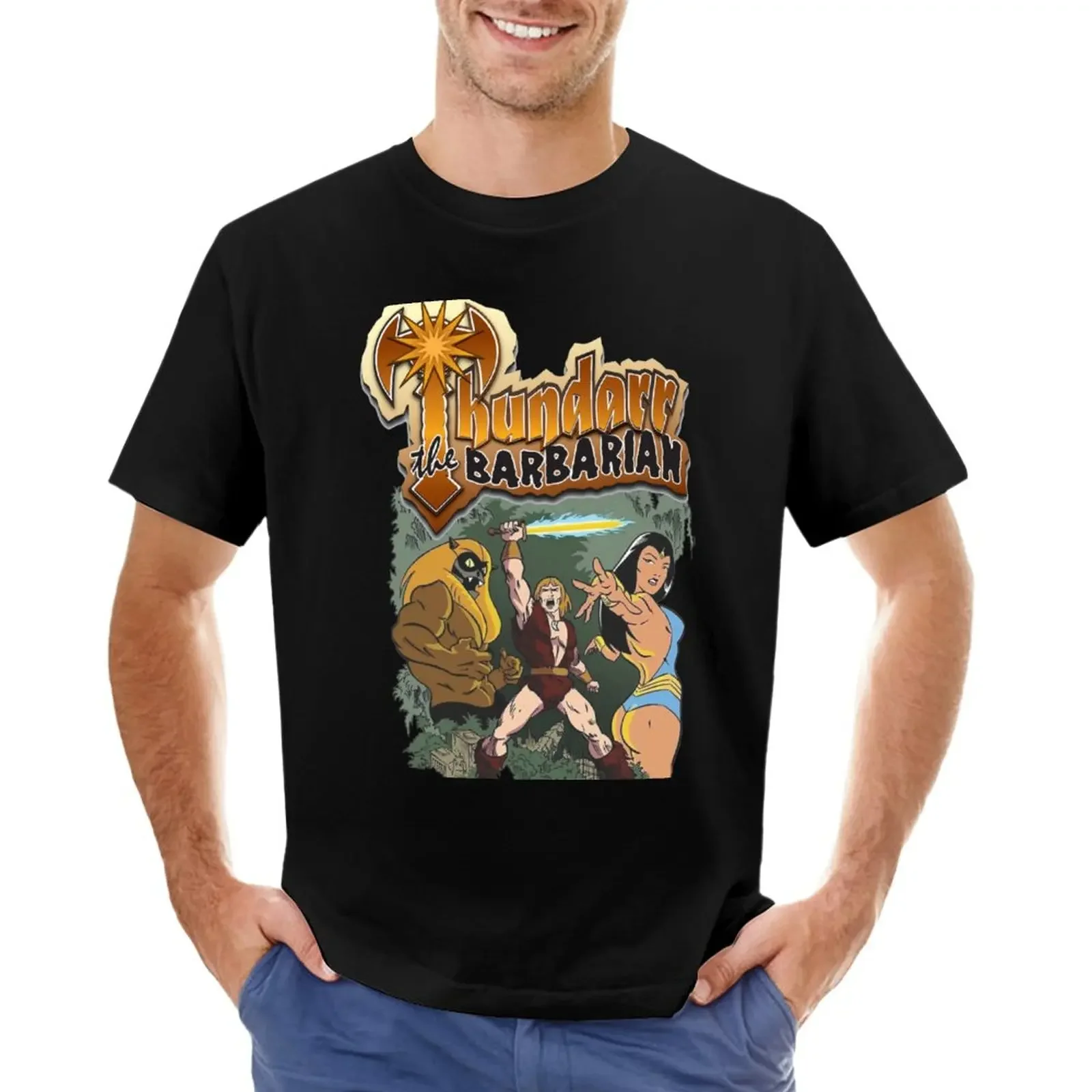 Thundarr the barbarian T-Shirt quick drying shirt plus size t shirts t shirt for men