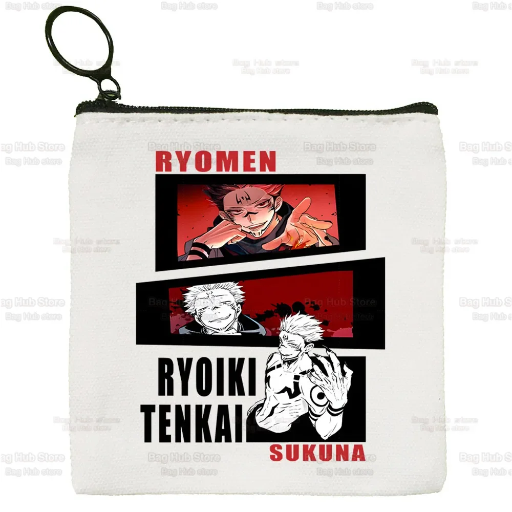 Gojo Satoru Jujutsu Kaisen Otaku Cartoon Printed Canvas Bag Design Canvas Simple and Fashionable Storage Bag